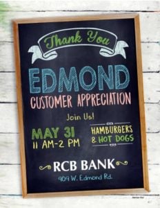 Edmond customer appreciation