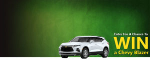 Enter for your chance to win a Chevy Blazer