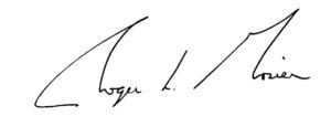 Roger's signature